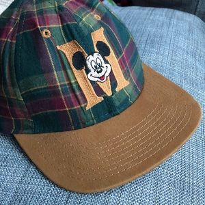 Plaid Mickey Mouse Snapback | Poshmark